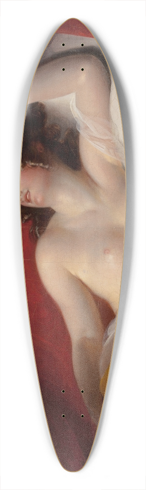 Aime Brune-Pags - Le Sommeil 39.3 inch art pintail longboard deck