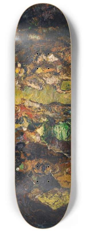 Adolphe Monticelli - The Hunting Meeting 8.25 inch art skate deck