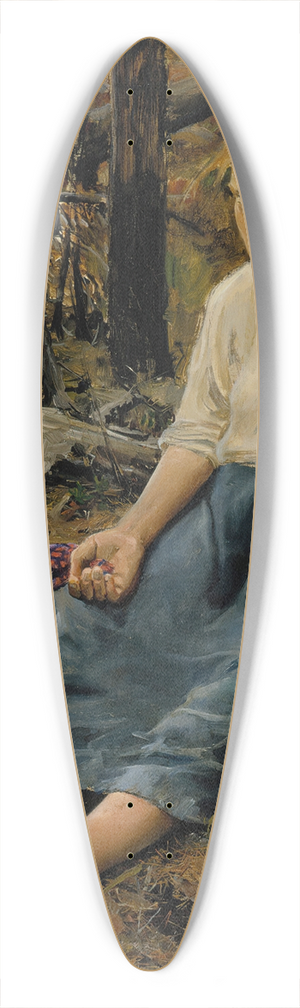 Akseli Gallen-Kallela - Lost 39.3 inch art pintail longboard deck