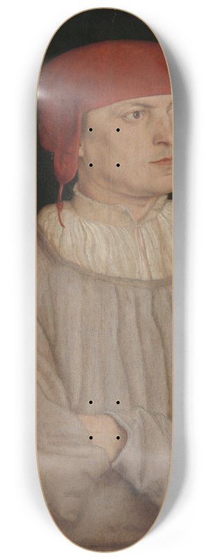 Barthel Beham - Chancellor Leonhard von Eck (14801550) 8.25 inch art skate deck