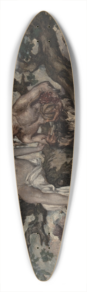 Albert Beck Wenzell - Flirtation 39.3 inch art pintail longboard deck