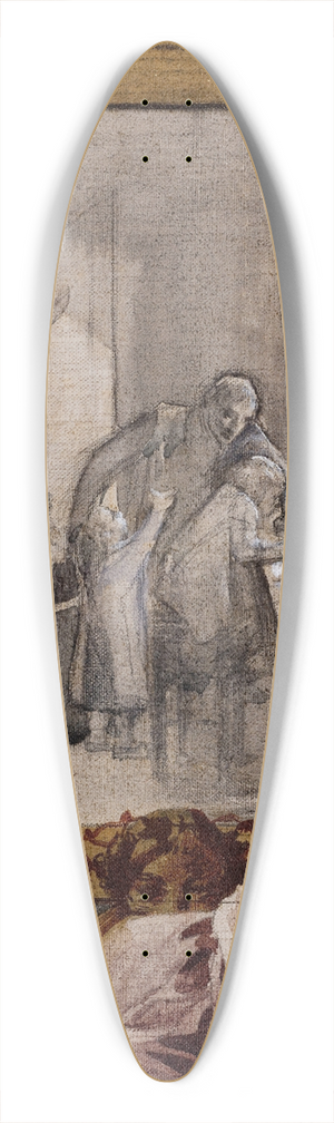 Albert Besnard - LAutomne 39.3 inch art pintail longboard deck