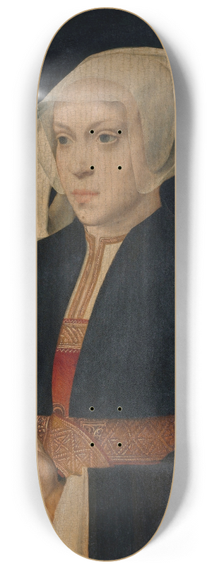 Barthel Bruyn the Elder - Portrait of a Woman 8.25 inch art skate deck