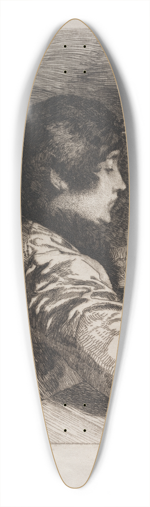 Albert Besnard - Madame Besnard 39.3 inch art pintail longboard deck