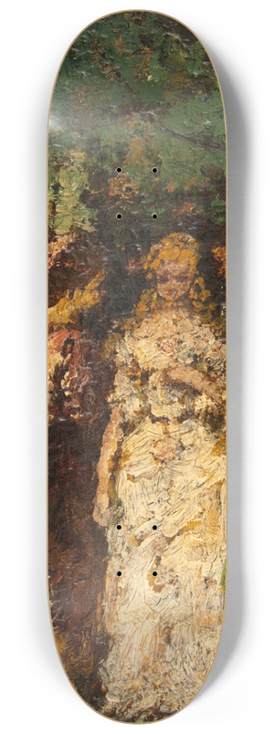 Adolphe Monticelli - Trois femmes sous les arbres 8.25 inch art skate deck Adolphe Monticelli - Trois femmes sous les arbres 8.25 inch art skate deck
