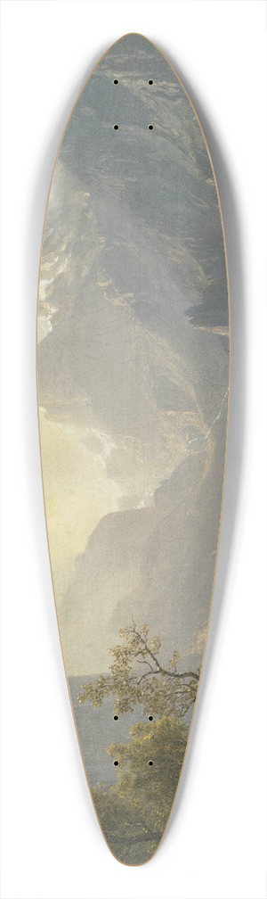 Albert Bierstadt - In the Sierras 39.3 inch art pintail longboard deck