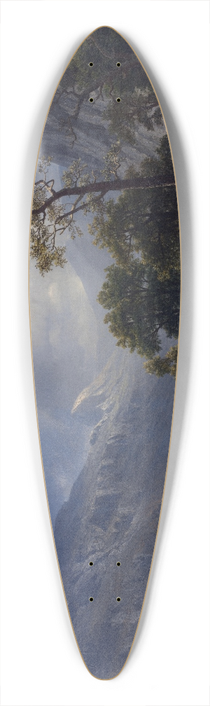 Albert Bierstadt - Mount Starr King, Yosemite 39.3 inch art pintail longboard deck