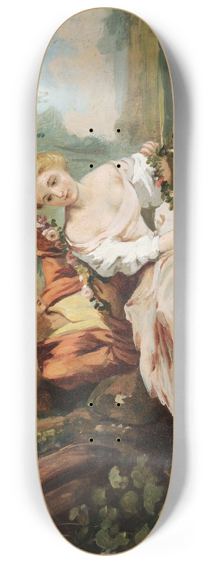 Barthlemy Menn - Galant Lovers Tryst rinaldo And Armida 8.25 inch art skate deck