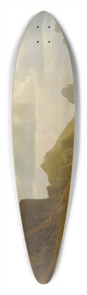 Albert Bierstadt - The Marina Piccola, Capri 39.3 inch art pintail longboard deck