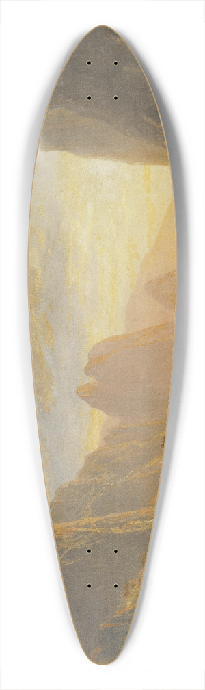 Albert Bierstadt - Valley of the Yosemite 39.3 inch art pintail longboard deck