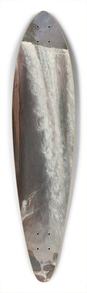 Albert Bierstadt - Vernal Fall 39.3 inch art pintail longboard deck