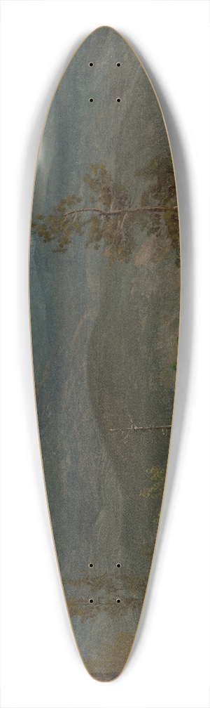 Albert Bierstadt - Yosemite Valley, California 39.3 inch art pintail longboard deck Albert Bierstadt - Yosemite Valley, California 39.3 inch art pintail longboard deck