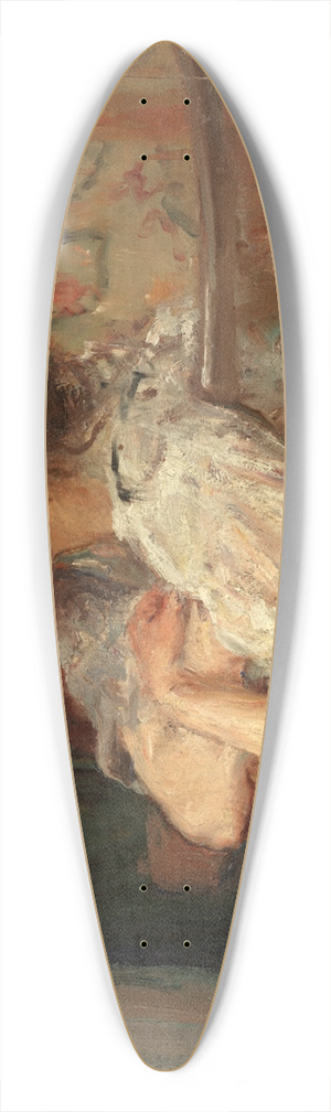 Albert de Belleroche - Contemplation 39.3 inch art pintail longboard deck