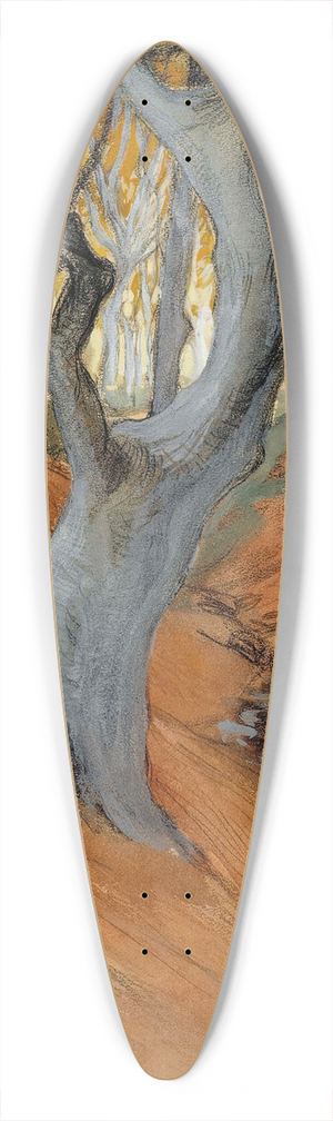 Albert Edelfelt - Beech Forest 39.3 inch art pintail longboard deck