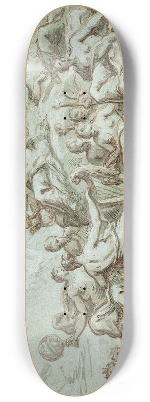 Bartholomaeus Spranger - Apollo and the Muses 8.25 inch art skate deck Bartholomaeus Spranger - Apollo and the Muses 8.25 inch art skate deck