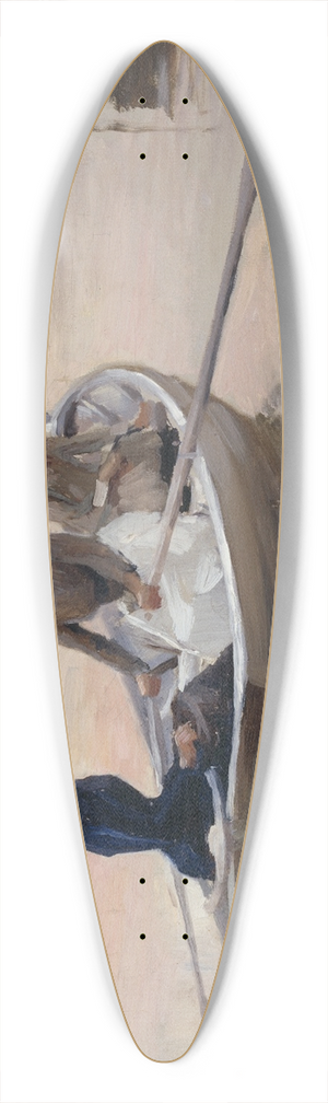 Albert Edelfelt - Girls in a Rowing Boat (Summer in the Archipelago) 39.3 inch art pintail longboard deck