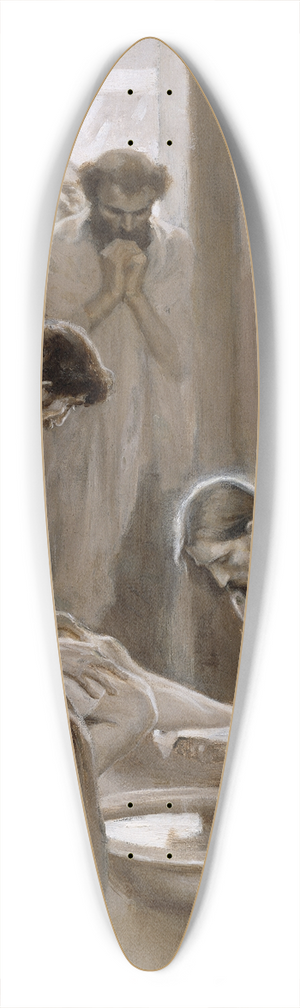 Albert Edelfelt - Jesus Washing the Feet of his Disciples 39.3 inch art pintail longboard deck