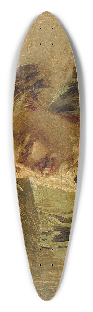 Albert Edelfelt - Portrait Of A Young Man 39.3 inch art pintail longboard deck