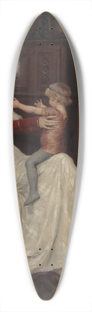 Albert Edelfelt - Queen Bianca 39.3 inch art pintail longboard deck