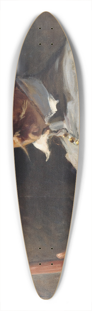 Albert Edelfelt - Self-Portrait in 17th Century Costume 39.3 inch art pintail longboard deck