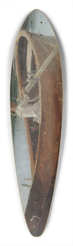 Albert Edelfelt - The Artists Sister Berta In A Rowing Boat, Study 39.3 inch art pintail longboard deck