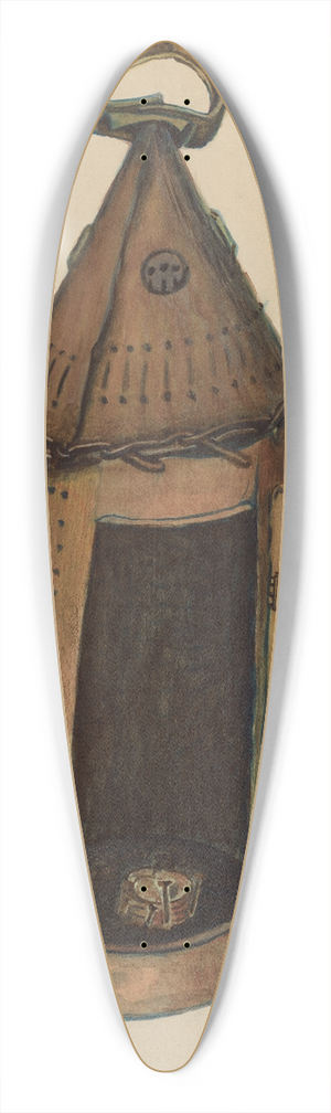 Albert Eyth - Lantern 39.3 inch art pintail longboard deck