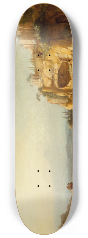 Bartholomeus Breenbergh - Arcadian Landscape 8.25 inch art skate deck