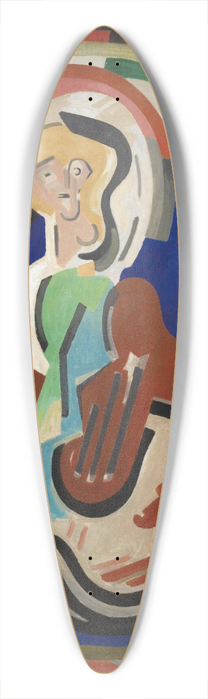 Albert Gleizes - Figure en gloire 39.3 inch art pintail longboard deck