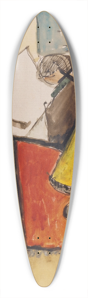 Albert Gleizes - tude de Portrait de Florent Schmitt 39.3 inch art pintail longboard deck