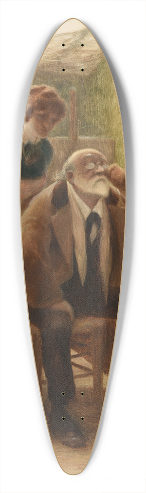 Albert Guillaume - La correction 39.3 inch art pintail longboard deck