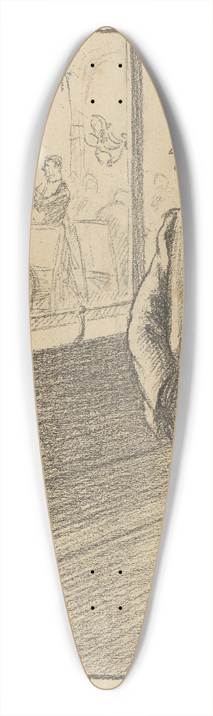 Albert Hahn - De Notenkraker, 30 november 1907 ; Werkloosheid 39.3 inch art pintail longboard deck
