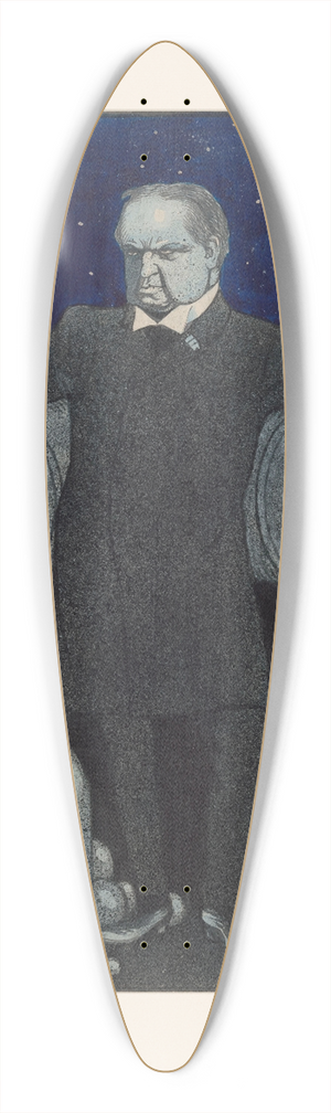 Albert Hahn - Ontwerp voor een politieke spotprent op Abraham Kuyper 39.3 inch art pintail longboard deck