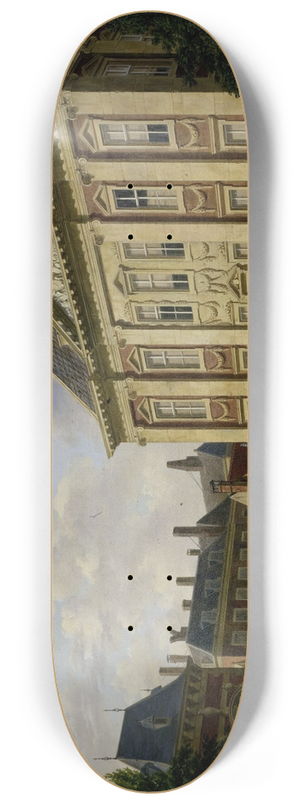 Bartholomeus Johannes van Hove - The Mauritshuis in The Hague 8.25 inch art skate deck Bartholomeus Johannes van Hove - The Mauritshuis in The Hague 8.25 inch art skate deck