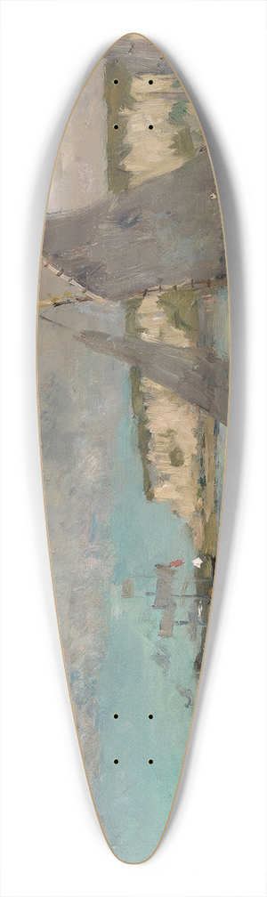 Albert Lebourg - Dieppe 39.3 inch art pintail longboard deck