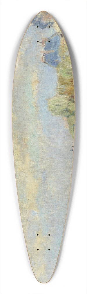 Albert Lebourg - Paris, pniches  quai 39.3 inch art pintail longboard deck