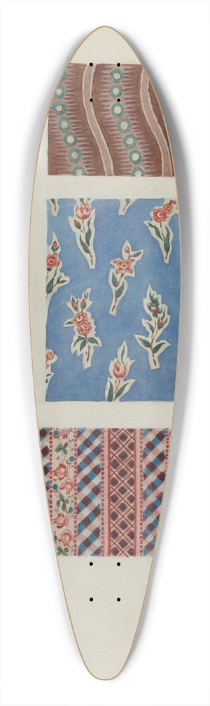 Albert Levone - Printed Cotton 39.3 inch art pintail longboard deck