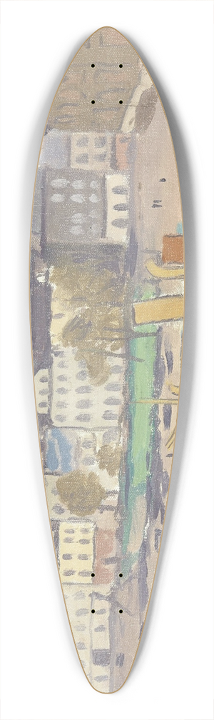 Albert Marquet - Boulogne sur mer, le port et la ville 39.3 inch art pintail longboard deck