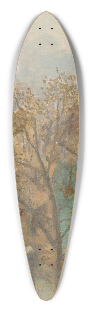 Albert Marquet - Le Pont-Neuf, Brume Dautomne 39.3 inch art pintail longboard deck Albert Marquet - Le Pont-Neuf, Brume Dautomne 39.3 inch art pintail longboard deck