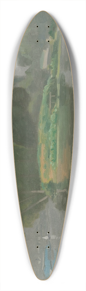 Albert Marquet - Lle, Poissy 39.3 inch art pintail longboard deck
