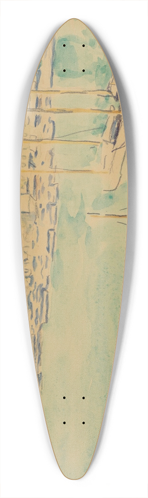 Albert Marquet - Marseille 39.3 inch art pintail longboard deck