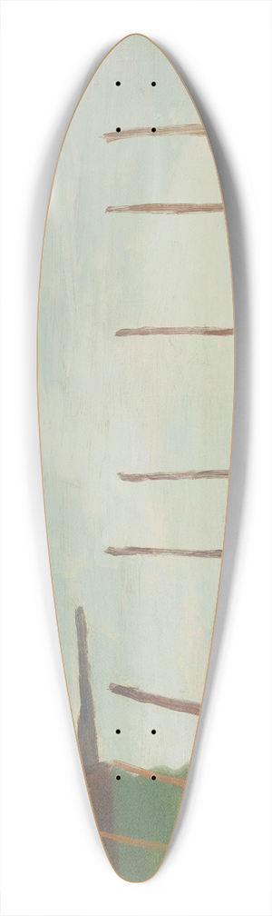 Albert Marquet - Port de Collioure 39.3 inch art pintail longboard deck