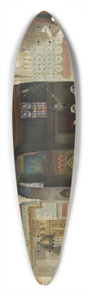 Alberto Fabbi - Odalisques 39.3 inch art pintail longboard deck