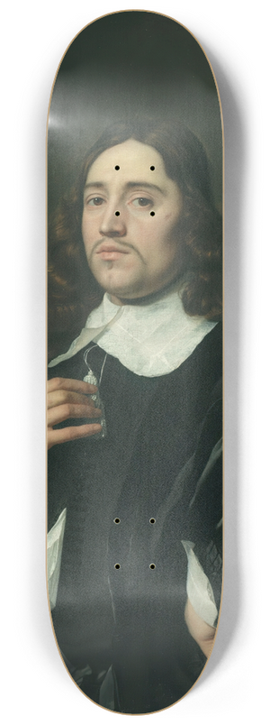 Bartholomeus van der Helst - Portrait Of A Young Man 8.25 inch art skate deck