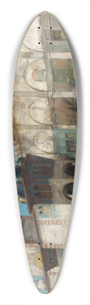 Alberto Pasini - A Mosque 39.3 inch art pintail longboard deck