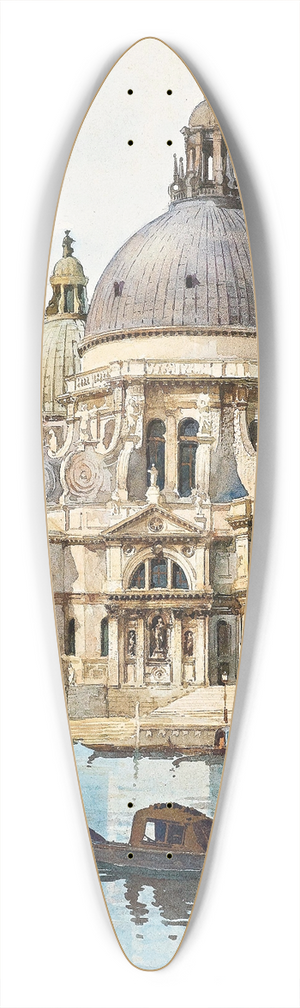 Alberto Prosdocimi - Santa Maria Della Salute 39.3 inch art pintail longboard deck