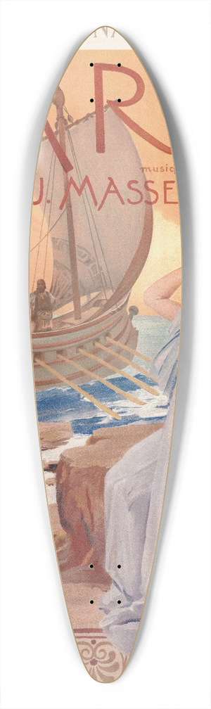 Albert Pierre-Ren Maignan - Ariane 39.3 inch art pintail longboard deck