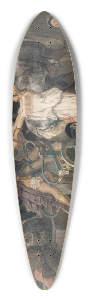 Albert Pierre-Ren Maignan - The Departure of Hektor 39.3 inch art pintail longboard deck