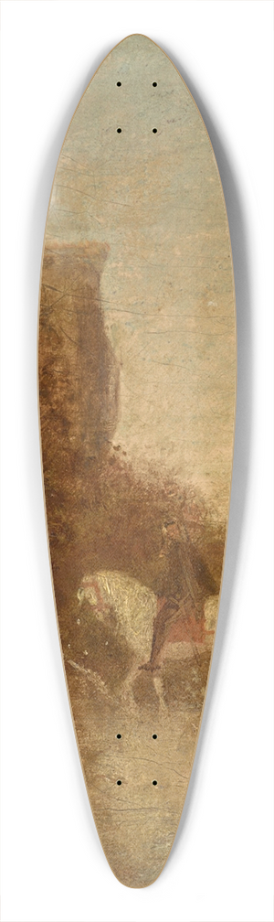 Albert Pinkham Ryder - Childe Harolds Pilgrimage 39.3 inch art pintail longboard deck