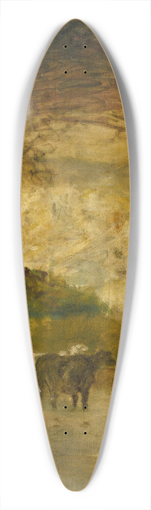 Albert Pinkham Ryder - Landscape With Trees And Cattle 39.3 inch art pintail longboard deck