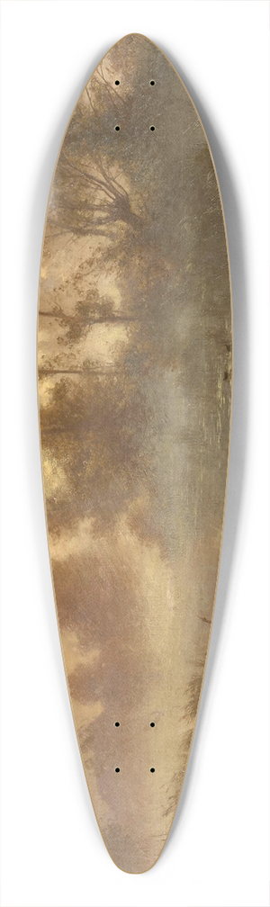 Albert Rigolot - Soleil levant dans la brume 39.3 inch art pintail longboard deck